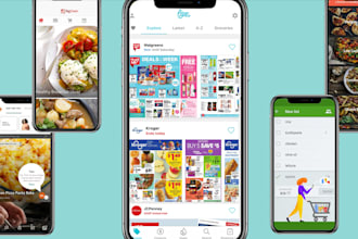 develop ai grocery list generator app, recipe app, ai family meal planner