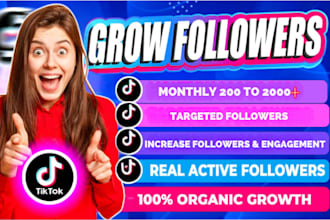 grow and promote your tiktok account followers organically