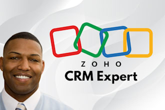do any task of zoho CRM, books,form, projects, recruit, desk