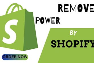 remove powered by shopify customize shopify footer design a logo shopify favicon