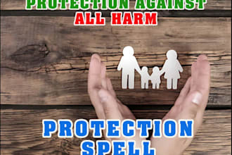 cast protection and energy spell to strengthen your aura and spirit