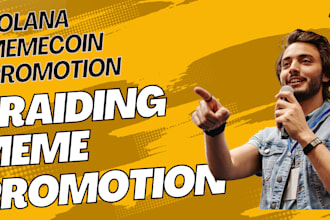 solana memecoin promotion twitter raiding meme coin marketing token promotion