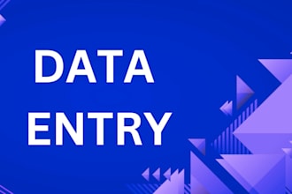 data entry, data mining, web research, scraping, email list building, copy past