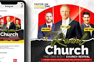 create amazing church flyer design event flyer posters church promotion in 8hrs