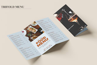 design an amazing restaurant menu, food menu, or price list