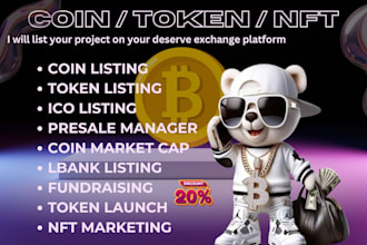 do active coin token ico listing on coinmmarketcap coingecko presale