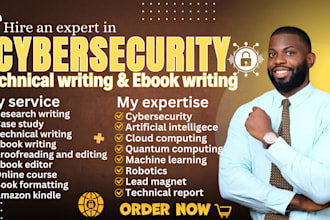 expert cybersecurity ebook writer, cybersecurity report, cloud computing, iot