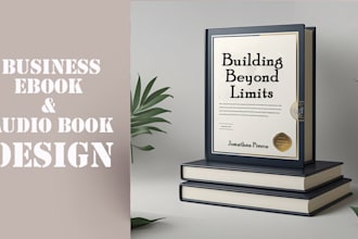 design KDP book, audiobook cover, interior layout and formatting for publishing