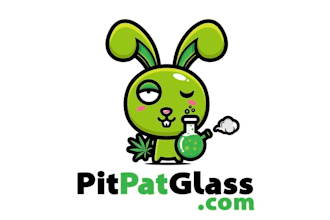 make mascot whacked out rabbit and smoke logo