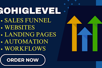 create gohighlevel workflows, funnels and ghl websites