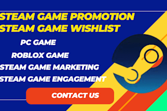 boost your steam game with expert promotion and increased visibility