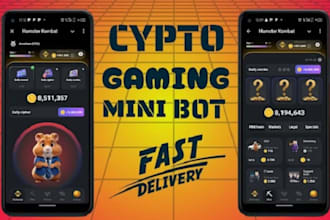 make telegram mini app tapswap game and launch token on ton tron