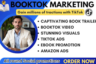 viral rank booktok video promotion tiktok ads ebook marketing amazon kdp ads