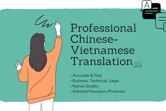 chinese vietnamese translator for business and documents