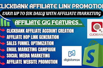start clickbank affiliate link promotion with affiliate referral link promotion