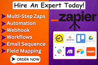 setup zapier asana basecamp make slack trello airtable google drive integration