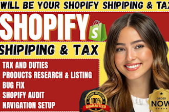 do shopify shipping and tax set up shopify tax, duties shopify virtual assistant