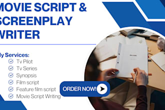 screenplay youtube short feature film movie script screenwriting writer tv pilot