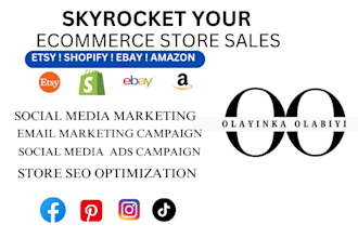 promote and advertise your etsy, shopify, ebay and amazon stores to boost sales