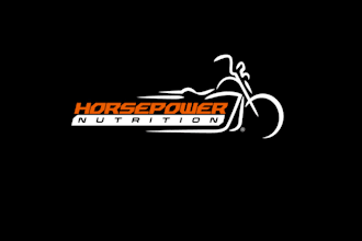 design healthy beverage bar motorcycle community logo