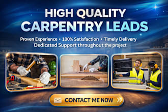 generate exclusive carpentry leads upholstery sofa furniture leads via fb ads