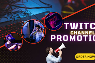 promote your twitch live stream to bring in more live viewers
