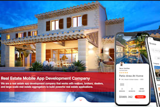 develop property listing property booking, realtor app, real estate property app