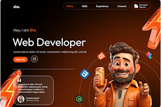 create a perfect portfolio website