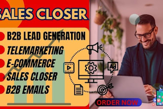 do sales closer, sales assistant, online sales, b2b lead generation, e commerce