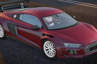 3d car modeling car wheel, body kits car, rim, sports car, fivem car, animation