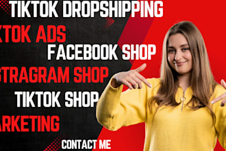 setup a tiktok affliate  tiktok ads,intragram shop,facebook shop,tiktok shop