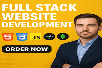 do full stack website development as full stack developer, mern stack developer