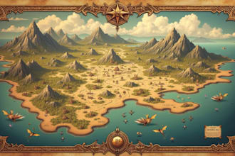 create a fantasy map that fits your imagination
