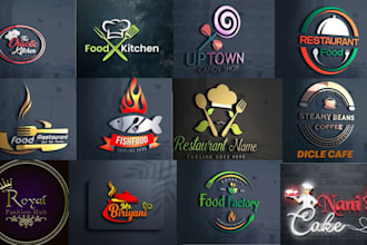 do modern restaurant,kitchen,food,catering,cafe,bar,coffee logo