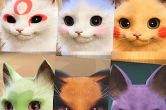design the cat for monster hunter wilds