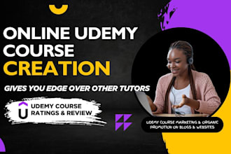 do udemy online course creation for any course curriculum and course outline