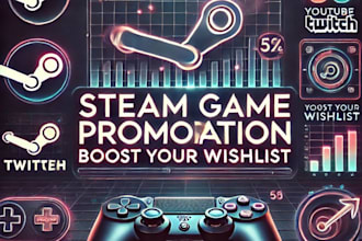raise your steam game wishlist with expert steam game marketing and promotion