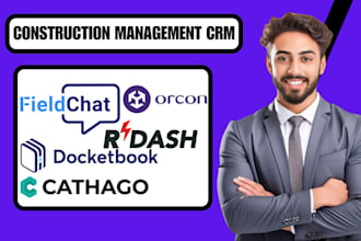 setup construction management crm fieldchat rdash orocon docketbook integration