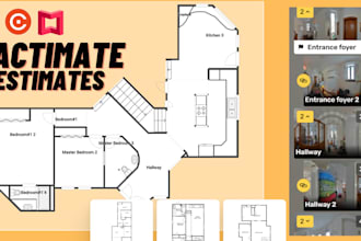 do xactimate estimation from docusketch or matterport scans