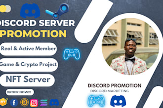professional discord server growth, discord server promotion