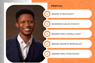 be your professional brand strategist, business sales coach,content strategist