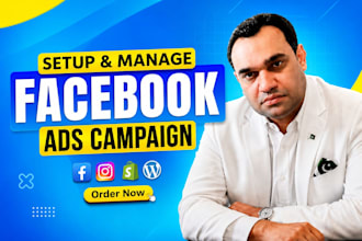 setup and manage  meta  ads for your facebook advertising