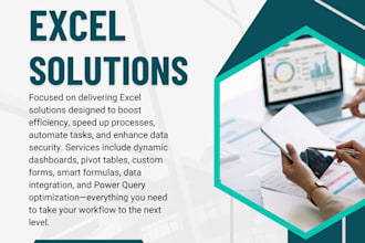 provide expert excel services pivot tables, templates, dashboards and data entry