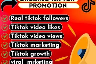 boost and promote tiktok promotion, yt video organic growth, to get followers