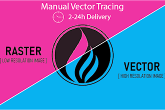 do perfect vector tracing, redesign, redraw your logo