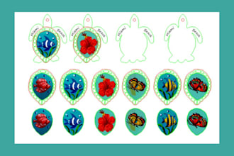 custom keychains and magnets with laser engraving