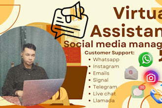 be your virtual assistant and social media manager