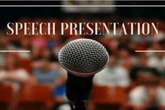 write you a speech for any events