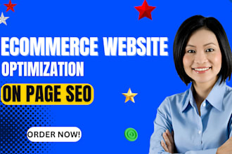 optimize ecommerce website, technical onpage seo on wordpress, wix, shopify