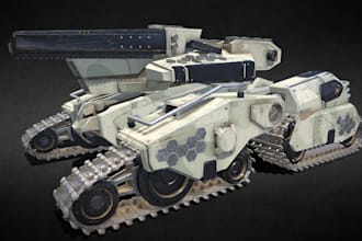 create hard surface model mecha model, spaceship, aircraft model for 3d printing